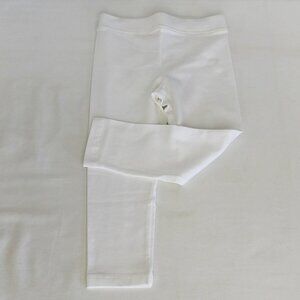 J Crew Factory Crewcuts Girls' Solid Leggings White NWT